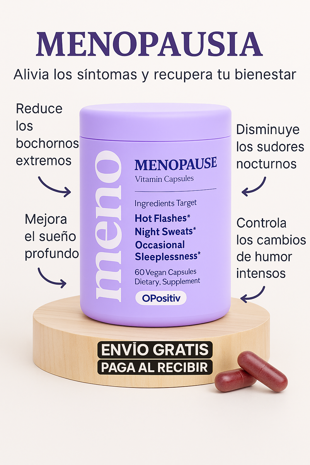 MENO® OPOSITIV® – Suplemento Natural Menopausia Probióticos