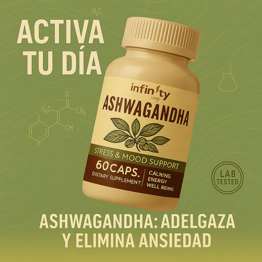 Baja tu Cortisol y Adelgaza con Ashwagandha