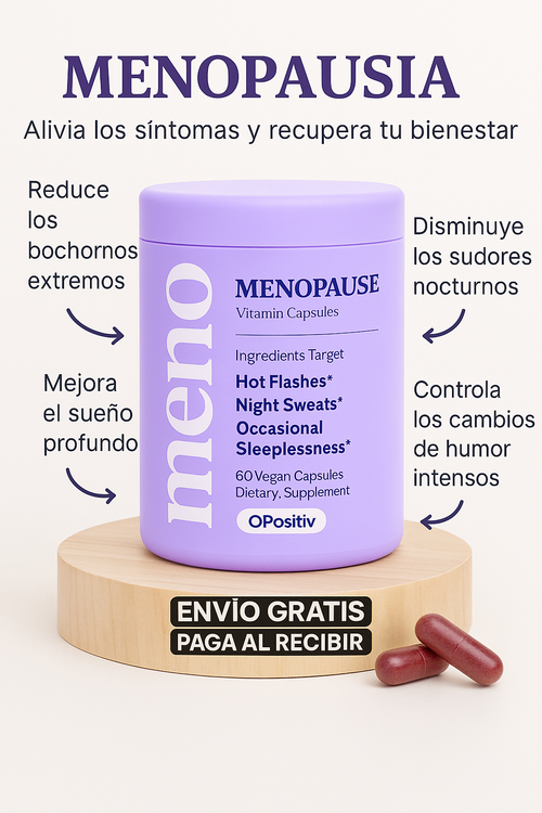 MENO® OPOSITIV® – Suplemento Natural Menopausia Probióticos