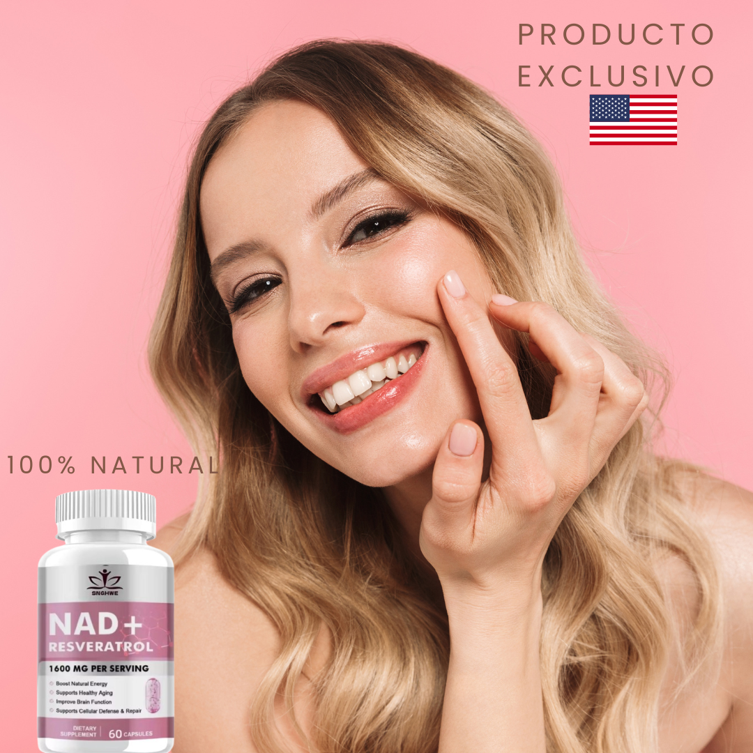 NAD+RESVERATROL 60 CAPSULAS